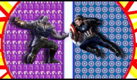 THANOS V.S CAPTAIN AMERICA IN PAPER2.IO! | THANOS TAKES 100% OF THE MAP! | Paper2.io Epic and Funny