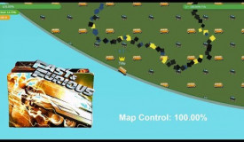 Paper.io 3 Map Control: 100.00% [Fast & Furious]