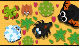 MOPE.IO OP ICE MONSTER FARMING FOODS IN DESERT // LEVEL UP TO BLACK DRAGON