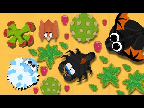 MOPE.IO OP ICE MONSTER FARMING FOODS IN DESERT // LEVEL UP TO BLACK ...