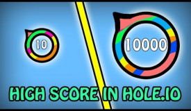 HOLE.IO - I Made HighScore In Hole.io Accidently 4000+ Total Kills OP!!