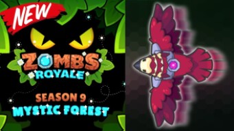 SEASON 9 MYTHIC FOREST - Battle Pass First Look! | Zombsroyale.io Battle Royale