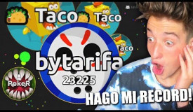 JUEGO A AGAR.IO CON POKER Y HAGO MI RECORD!! BYTARIFA GAMING