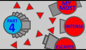 My Most Intense Escapes In Diep.io Compilation! (Part 4)