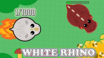 mope.io || new rare White Rhino!! 1/1000 || BlackDragon event 2.15B XP Kill