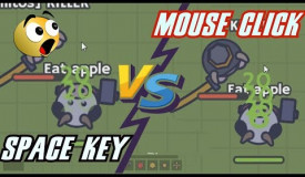 Moomoo.io Mouse Click Vs Space Key. Is The Same? [Dexter The Curious]