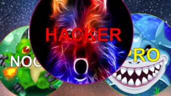 Agma.io NOOB vs. PRO. vs. HACKER