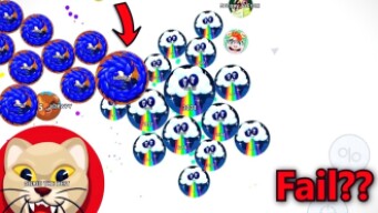 How To Solo Takeover//Selfeed Fail?? ( Mobile Agar.io )