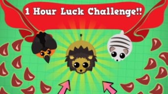 Mope.io 1 Hour Luck Challenge!!! How Lucky Am I?? (Challenging Nation And Other Mopetubers)