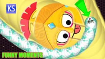 Wormate.io Epic Tiny Wormateio Trapping Giant Wormateio Best Gameplay | Funniest Trolling Moments