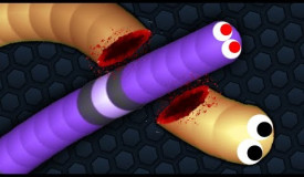 Slither.io 1 Hacker Troll Snake vs Giant Snakes Epic Slitherio Gameplay