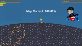 Paper.io 3 Map Control: 100.00% [Superboy]