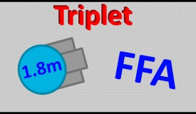 Diep.io | 1.81M Triplet - FFA Craziness!