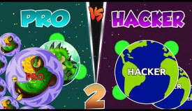 AGMA.IO PRO vs HACKER 2! *LEGEND BIGEEST SOLO TRIK*