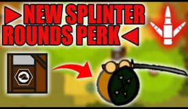 NEW SPLINTER ROUNDS PERK IN THE WOODS MODE ! | SURVIV.IO