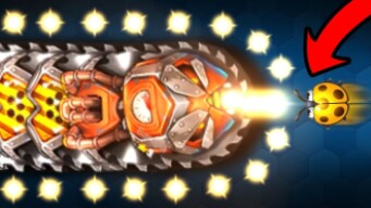 NEW LEGENDARY BOSS vs BABY TEAM (350,000 Score) - Little Big Snake Best Trolling Littlebigsnake.io