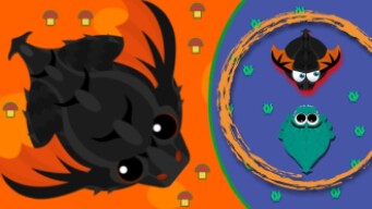 MOPE.IO / KING DRAGON AGAIN / BLACK DRAGON & KING DRAGON BEST 1V1 ARENA GAMEPLAY