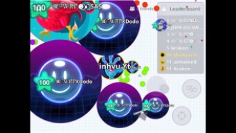 AGARIO MOBILE GOD OF DESTRUCT CLAN'S Agar.io, WRP & LT CLAN PLAY AT DNS 202.45.101.144