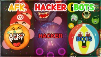 AGMA.IO AFK vs HACKER vs BOTS *TROLLING & POWERUPS & GIVEAWAY*