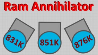 Diep.io | Triple 800K Ram Annihilator Scores - Green Square Sighting!