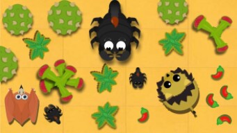 MOPE.IO / RARE BLACK MANED LION / MINI SCORPION / 1V1 WITH FANS