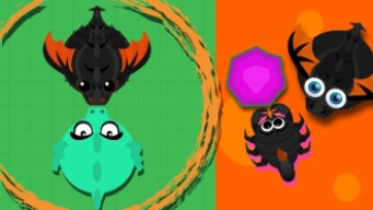 MOPE.IO / KING DRAGON VS DRAGON 1V1 ARENA / LEVEL UP TO BLACK DRAGON GAMEPLAY