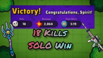 Zombs Royale - 18 Kills Solo Win
