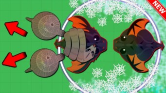 Mope.io Boa kills Elephant! 1v1 on Black Dragon