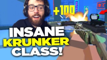 *NEW* Krunker MAP and CLASS! (Crossbow)
