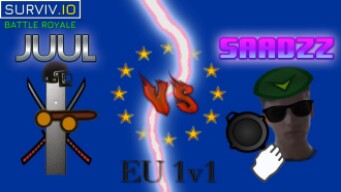 Saadzz vs Juul! Pro surviv.io 1v1s