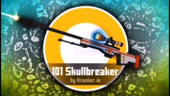 Krunker.io 101 SKULLBREAKER & RARE SKINS GAMEPLAY (Krunker Best Moments)