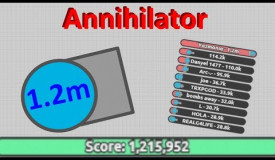 Diep.io | 1.21M Annihilator - One Shot, One Kill!