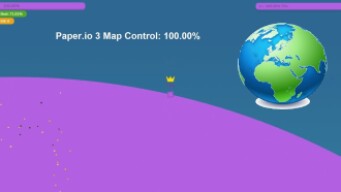 Paper.io 3 Map Control: 100.00% World Epic