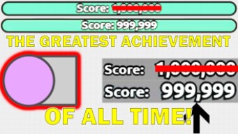 Diep.io - The Greatest Achievement of All Time: 999,999 Score!