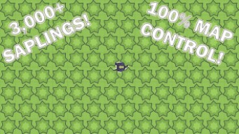 Moomoo.io Map Control: 100% Map Coverage (World Record! 3,000+ Saplings)
