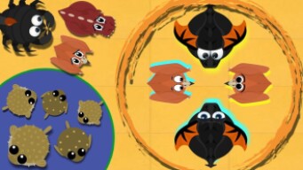 MOPE.IO / GIANT SCORPION & PTERODACTYL = OP TEAM / HOW TO TAKEOVER A SERVER? NEW PUFFERFISH!