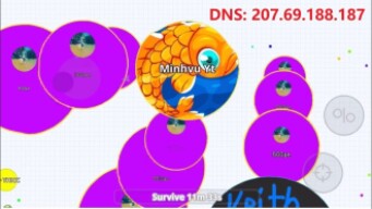 AGAR.IO DUO TAKEOVER DNS 207.69.188.187 AGARIO MOBILE GAMEPLAY