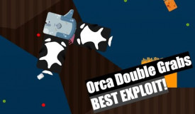 Deeeep.io Exploits Tutorial - Orca(Killer Whale) Double Grabs w/ Wall