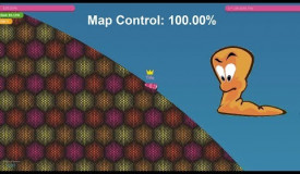 Paper.io 3 Map Control: 100.00% [Worm.io]