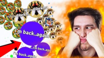 Playing agar.io ... again