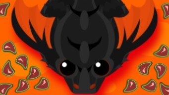 KING DRAGON THE BEAST GAMEPLAY WITH SUPER LAG // MOPE.IO