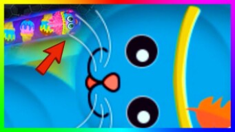 Wormate.io Tiniest Pro Worm Vs Biggest Bad Snake In The Server Wormateio Epic Trolling Gameplay