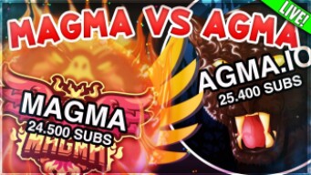 MAGMA vs AGMA.IO - The Subscriber WAR *PLAYING WITH FANS!*
