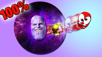 THANOS V.S CAPTAIN AMERICA IN PAPER2.IO! | THANOS TAKES 100% OF THE MAP! | Paper2.io Epic and Funny