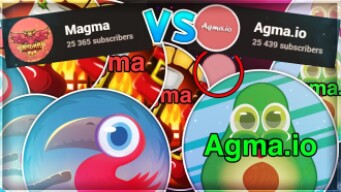 AGMA.IO LET'S BEAT THE AGMA.IO CHANNEL! *AGMA VS MAGMA SUBSCRIBER WAR*