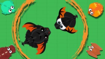 MOPE.IO BLACK DRAGON KILLED KING DRAGON IN ARENA // RARE BLACK LIONESS
