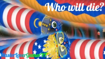 Who Will Die? -Wormate.io gameplay 11mil top 10 score.