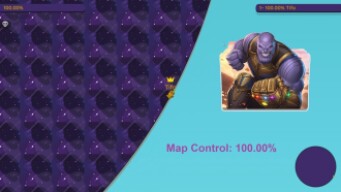 Paper.io 2 Map Control: 100.00% [Great Thanos]