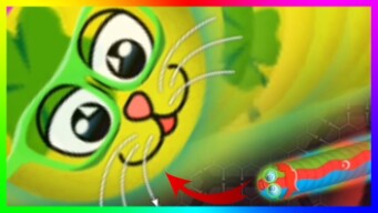 Wormate.io Tiny Troll Worm Challenge Vs Biggest Pro Worm Wormateio Epic Funny Gameplay