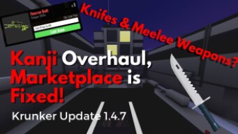 Kanji Complete Overhaul, Market Fixed, More | Krunker Update 1.4.7 Changes & Fixes!